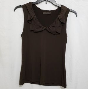 The Limited brown sleeveless top, Medium